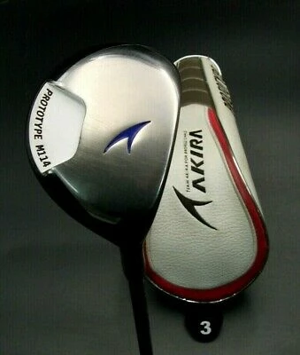 Japanese Akira Prototype M114 3 Wood Extra Stiff Graphite Shaft & Head Cover 10 Japanese Akira Prototype M114 3 Wood Extra Stiff Graphite Shaft & Head Cover - Image 8