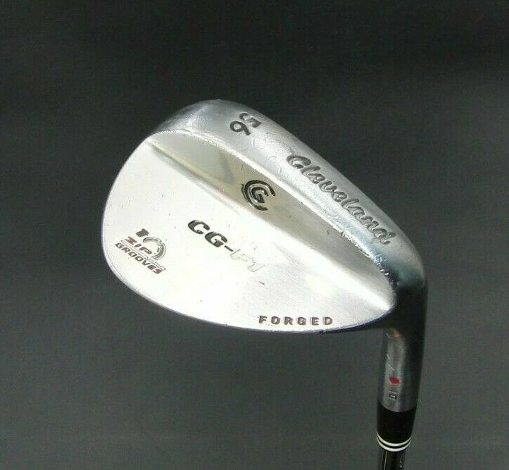 Cleveland CG-F1 Forged 56° Sand Wedge Stiff Steel Shaft Iomic Golf Grip 3 Cleveland CG-F1 Forged 56° Sand Wedge Stiff Steel Shaft Iomic Golf Grip