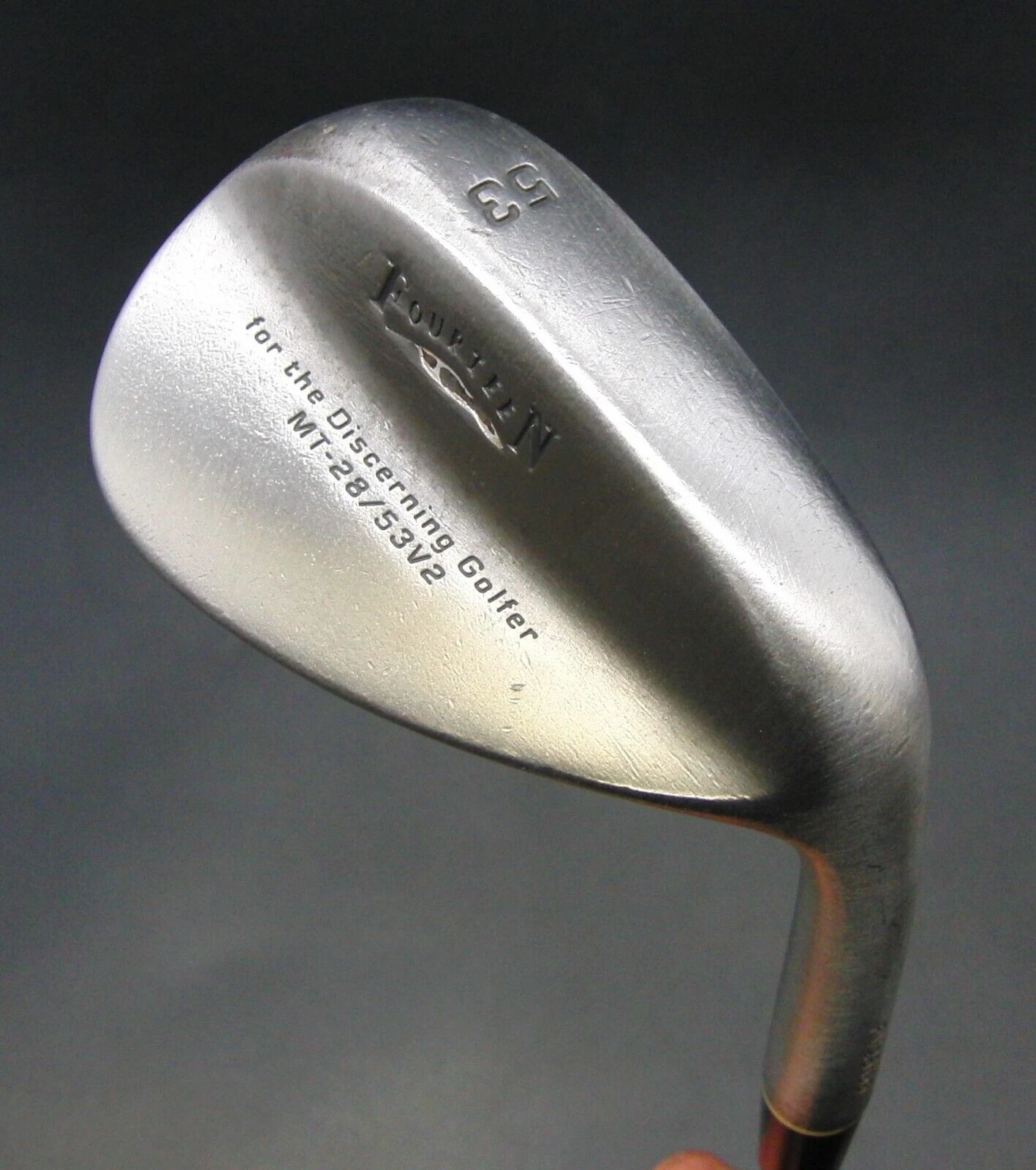 Fourteen MT-28/53V2 53° Gap Wedge Regular Steel Shaft Golf Pride Grip 4 Fourteen MT-28/53V2 53° Gap Wedge Regular Steel Shaft Golf Pride Grip - Image 2