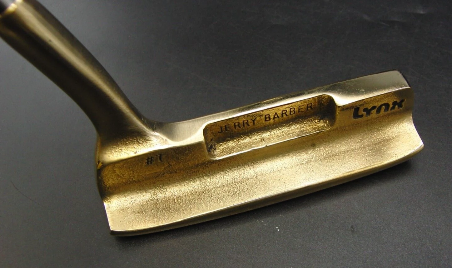Vintage Lynx Jerry Barber #7 Putter Steel Shaft 87cm Playing Length Black Grip 10 Vintage Lynx Jerry Barber #7 Putter Steel Shaft 87cm Playing Length Black Grip - Image 8