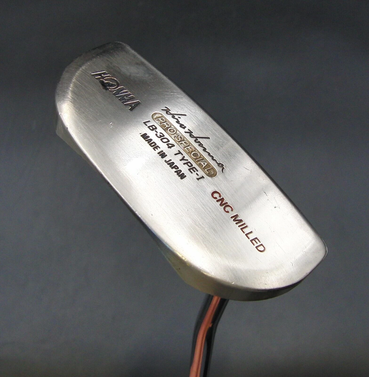 Honma LB-304 Type I CNC Milled Putter Steel Shaft Length 80cm Riviera Grip 8 Honma LB-304 Type I CNC Milled Putter Steel Shaft Length 80cm Riviera Grip - Image 6