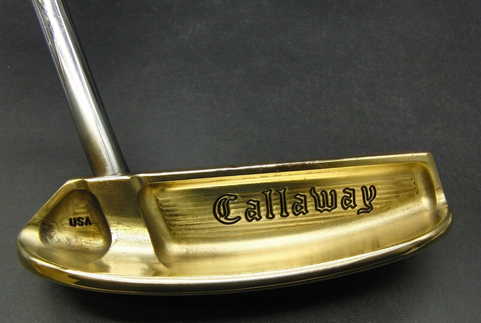 Callaway S2H2 Brass Billet #1 Entirely Milled Putter Steel Shaft 89cm Length 5 Callaway S2H2 Brass Billet #1 Entirely Milled Putter Steel Shaft 89cm Length - Image 3