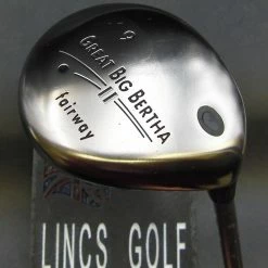 Ladies Callaway Great Big Bertha Fairway 9 Wood Ladies Graphite Shaft + Grip