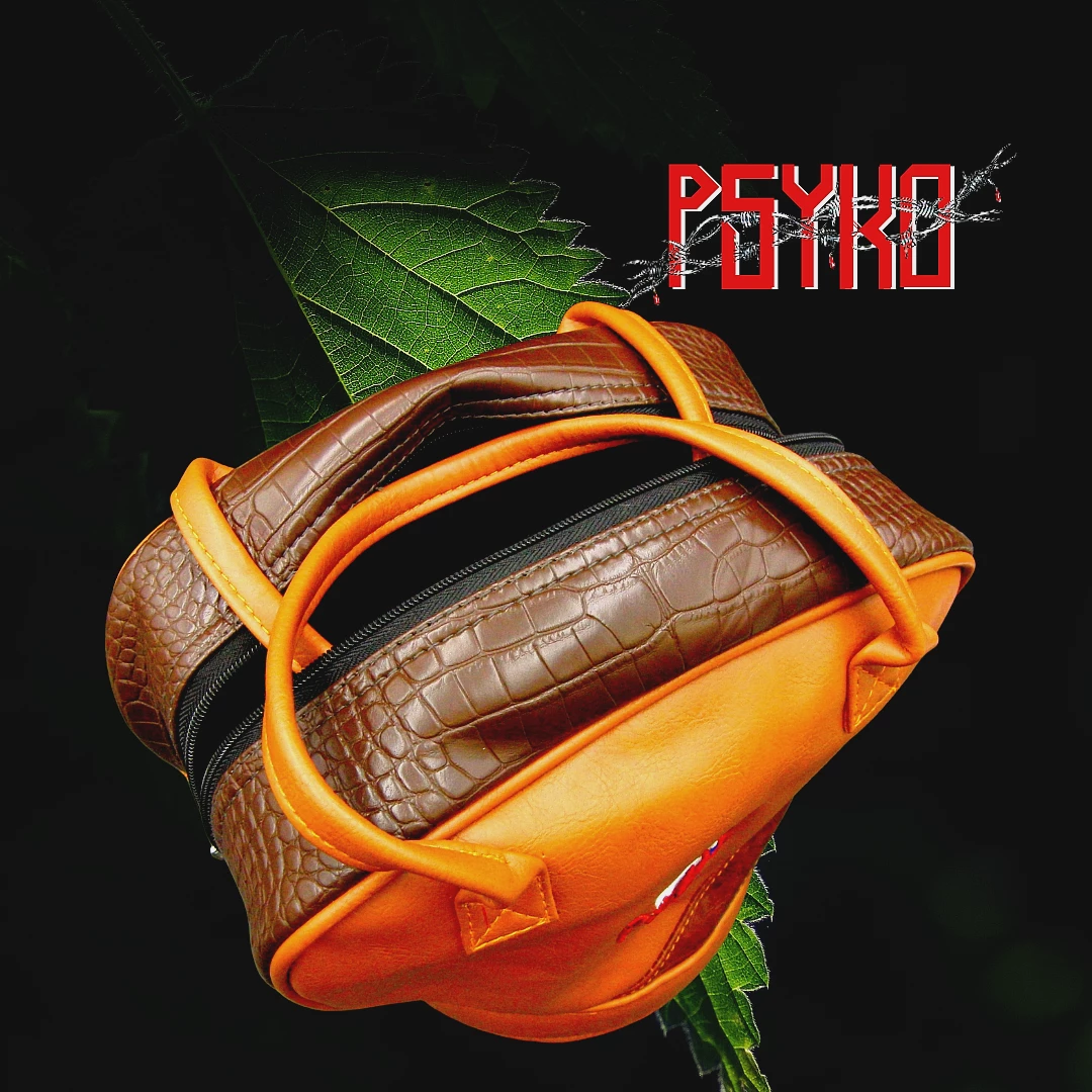 Luxury PSYKO GOLF Crocodile Embroidered PU Leather Practice Ball Carrying Bag 4 Luxury PSYKO GOLF Crocodile Embroidered PU Leather Practice Ball Carrying Bag - Image 2