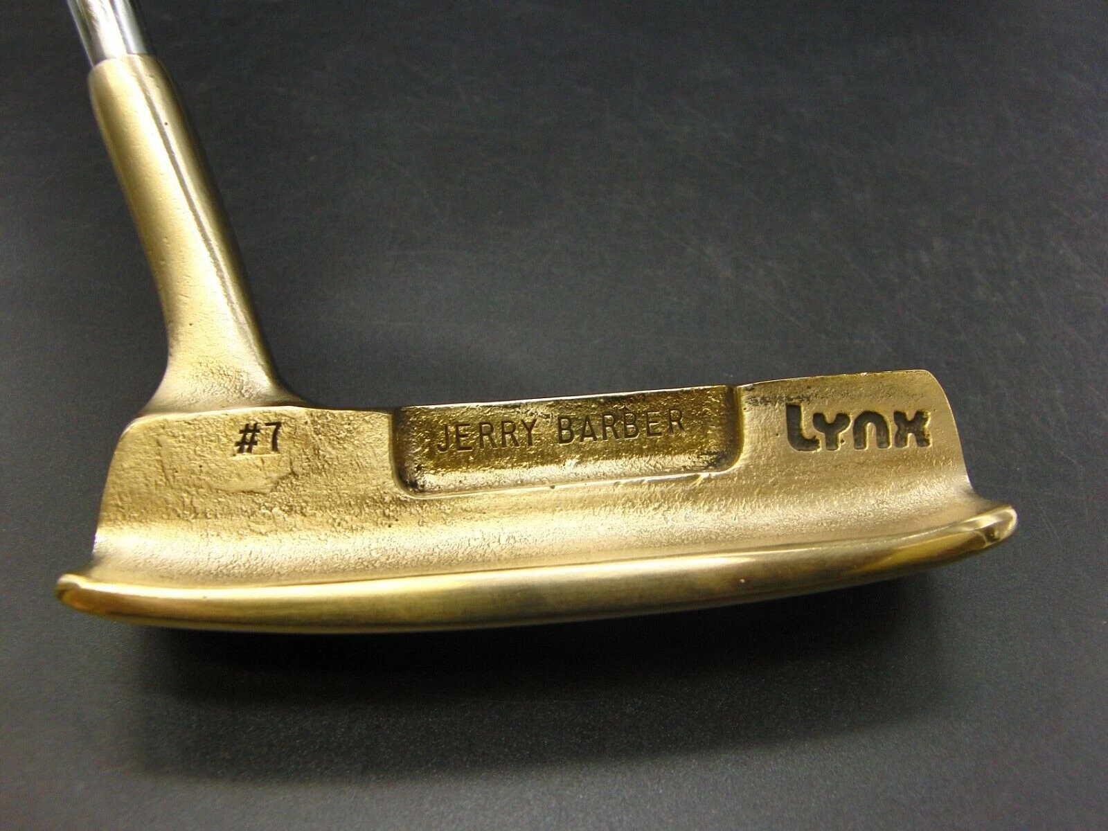 Vintage Lynx Jerry Barber #7 Putter Steel Shaft 87cm Playing Length Black Grip 6 Vintage Lynx Jerry Barber #7 Putter Steel Shaft 87cm Playing Length Black Grip - Image 4