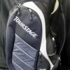 7 Division Bridgestone TourStage Black Silver Cart Trolley Golf Clubs Bag