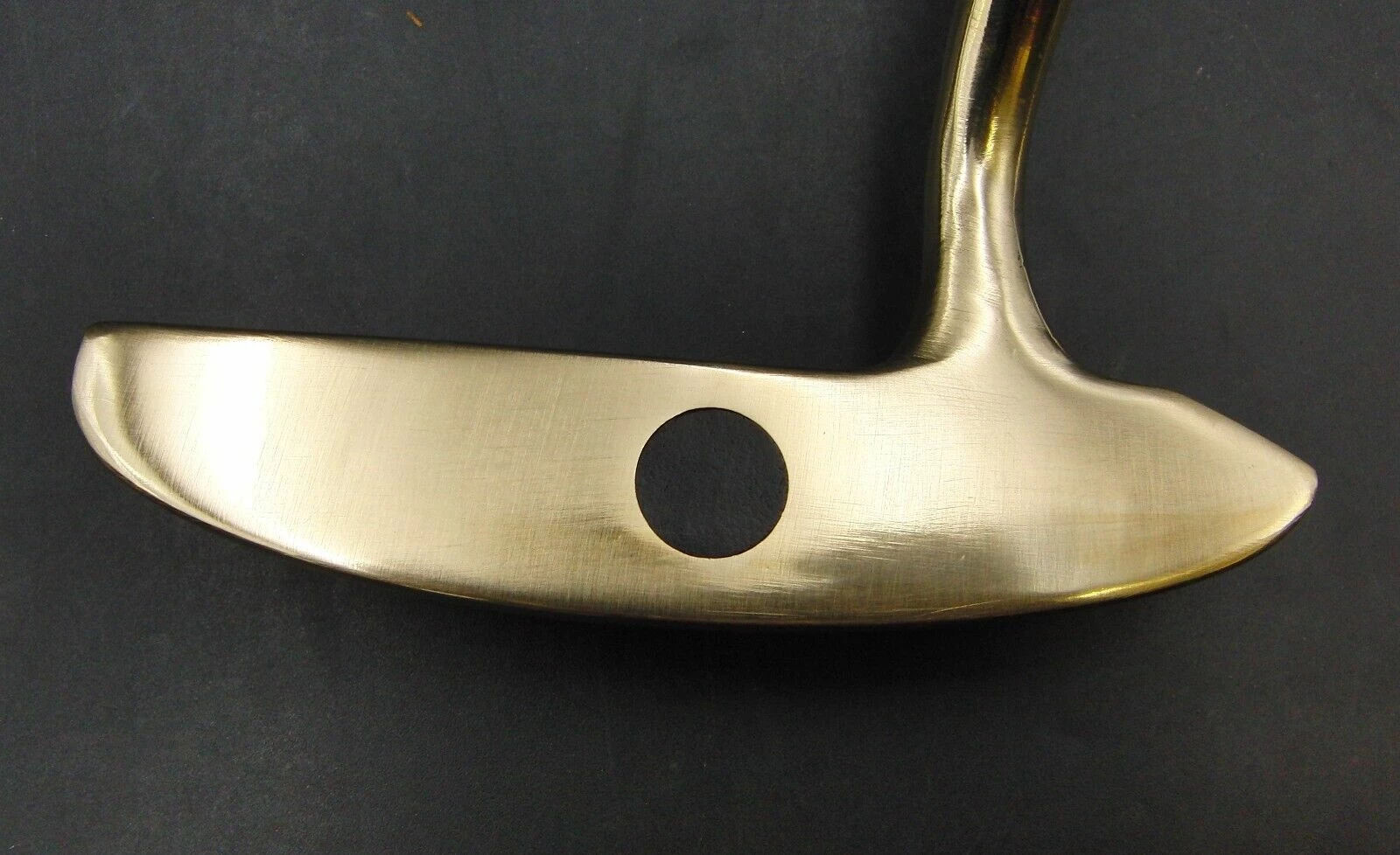 Vintage Garnet BG Wood & Brass Putter 88cm Playing Length Steel Shaft Wrap Grip 5 Vintage Garnet BG Wood & Brass Putter 88cm Playing Length Steel Shaft Wrap Grip - Image 3