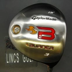 TaylorMade Burner 15° 3 Wood Regular Graphite Shaft TaylorMade Grip & H/Cover