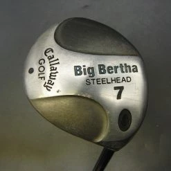 Ladies Callaway Golf Big Bertha Steelhead 7 Wood Ladies Graphite Shaft Jaxx Grip