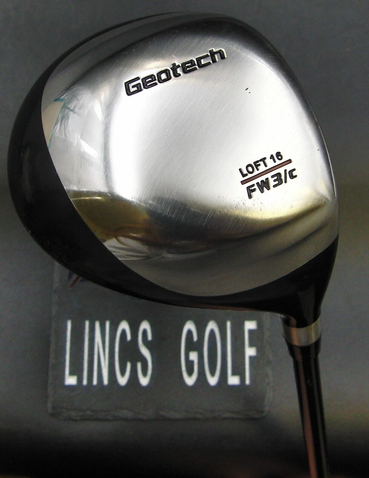 Japanese Geotech FW3/c 16° 3 Wood Stiff Graphite Shaft Golf Pride Grip 3 Japanese Geotech FW3/c 16° 3 Wood Stiff Graphite Shaft Golf Pride Grip