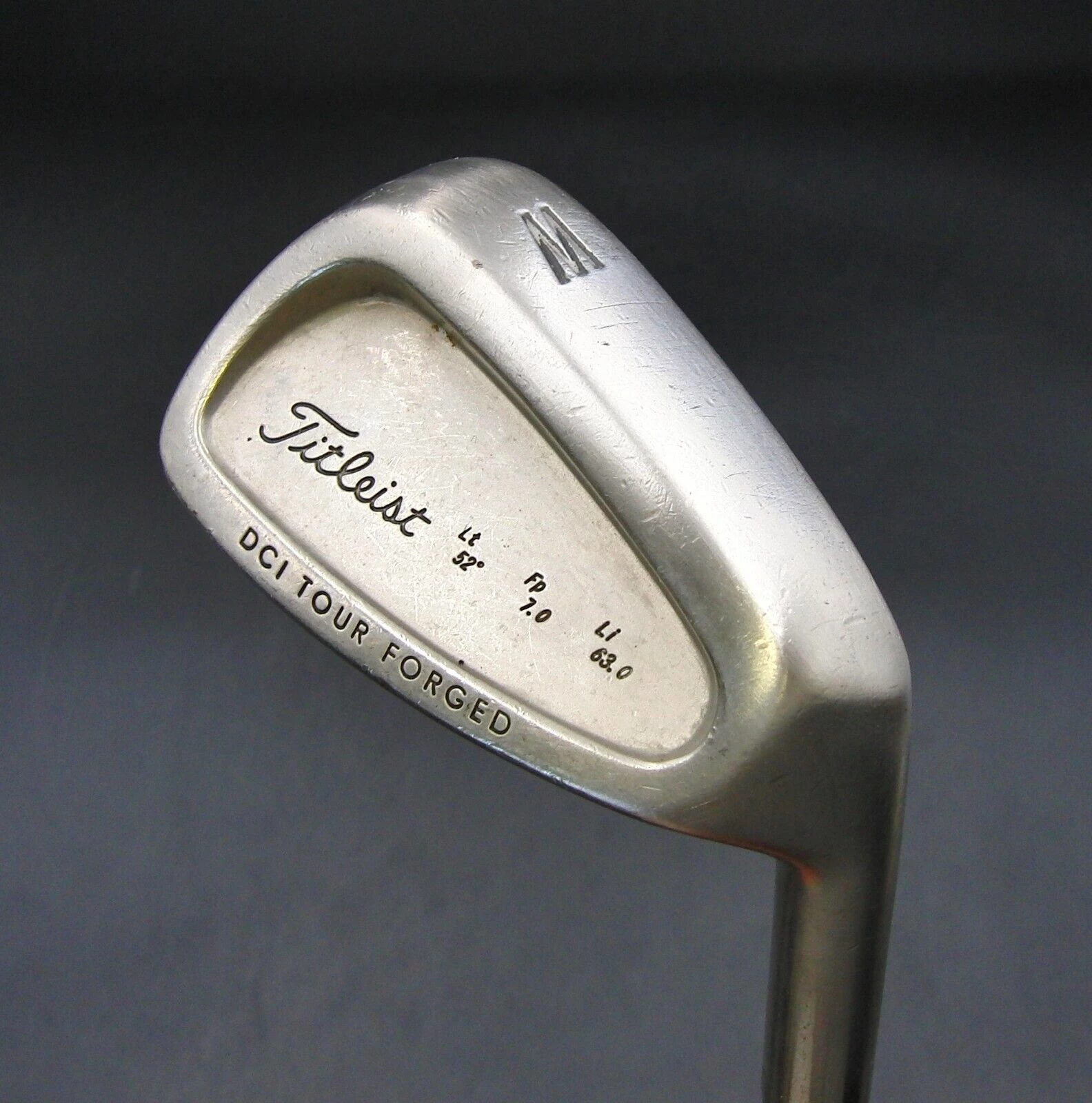 Titleist DCI TOUR Forged Gap Wedge Regular Flex Graphite Shaft Golf Pride Grip 4 Titleist DCI TOUR Forged Gap Wedge Regular Flex Graphite Shaft Golf Pride Grip - Image 2