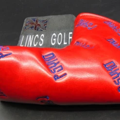 Luxury PSYKO GOLF Embroidered Genuine Leather Putter Head Cover