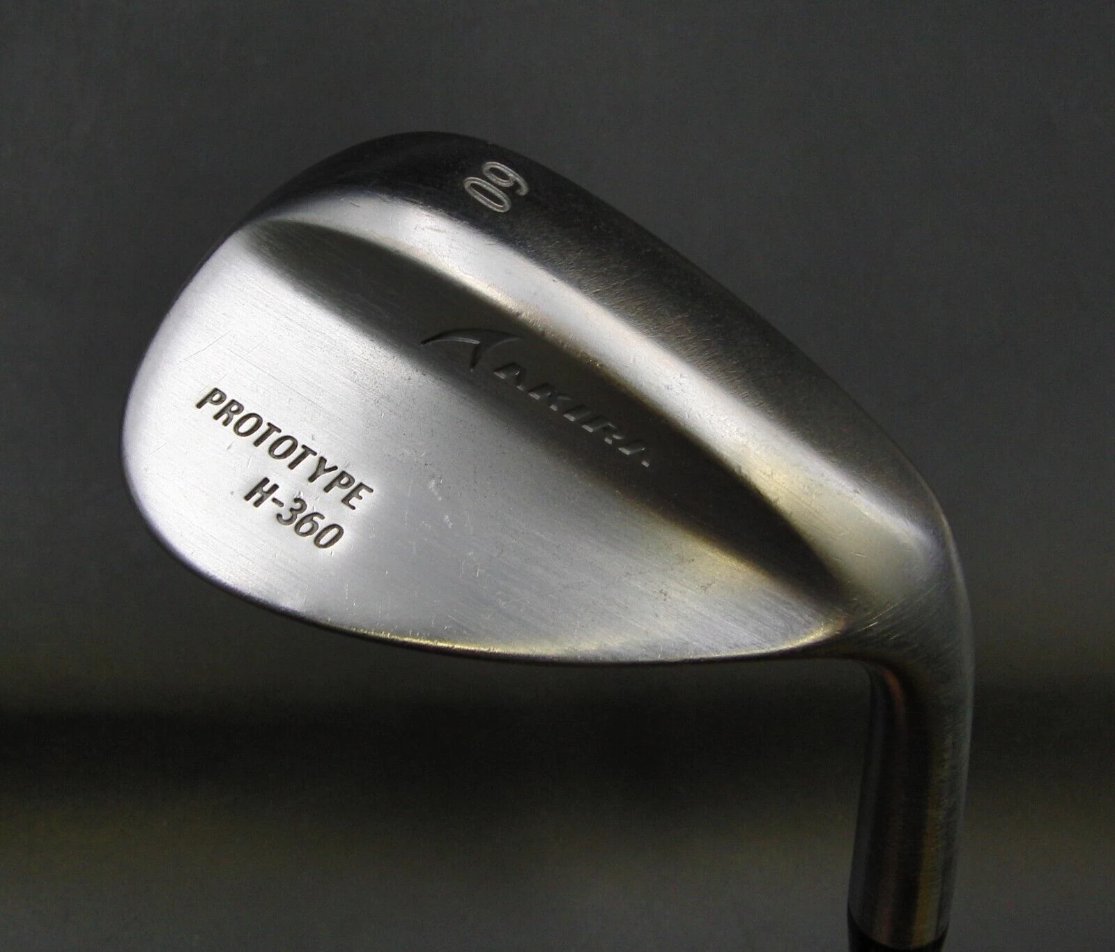 Japanese Akira Prototype H-360 60 Deg Lob Wedge Regular Steel Shaft G/Pride Grip 3 Japanese Akira Prototype H-360 60 Deg Lob Wedge Regular Steel Shaft G/Pride Grip