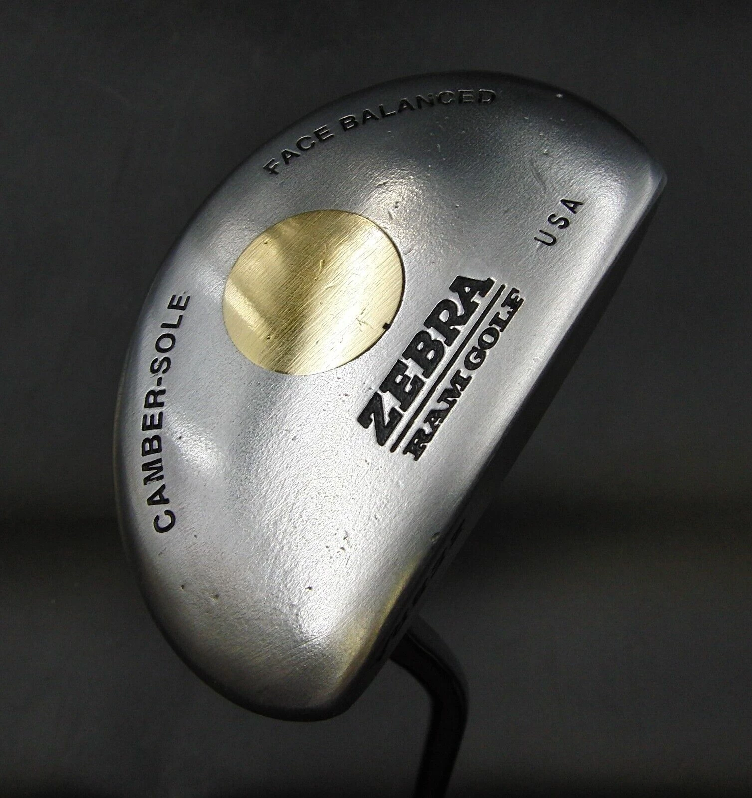 Ram Zebra Golf Camber Sole Putter Steel Shaft 87.5cm Length Zebra Grip 3 Ram Zebra Golf Camber Sole Putter Steel Shaft 87.5cm Length Zebra Grip