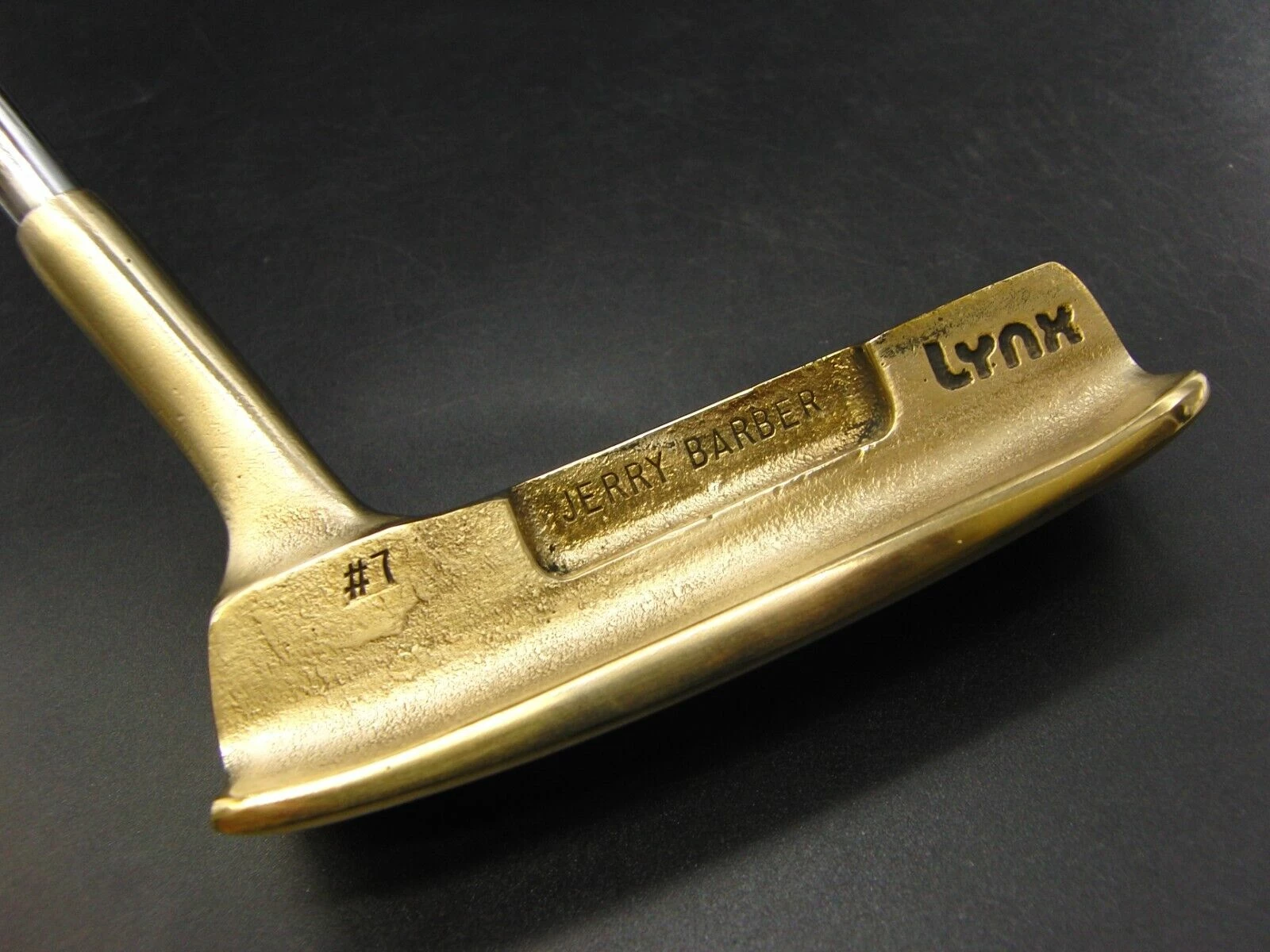 Vintage Lynx Jerry Barber #7 Putter Steel Shaft 87cm Playing Length Black Grip 7 Vintage Lynx Jerry Barber #7 Putter Steel Shaft 87cm Playing Length Black Grip - Image 5