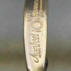 Blackened Acushnet Bulls Eye Flange Putter 89cm Graphite Shaft Acushnet Grip