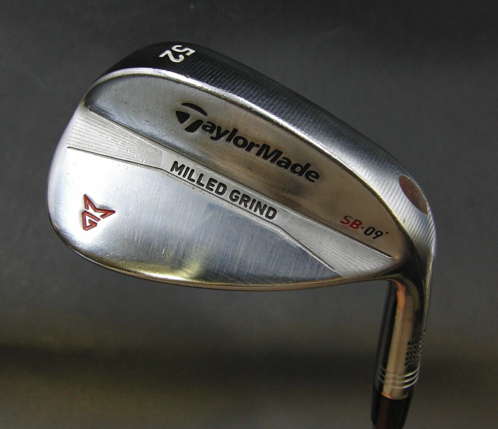 Taylormade Milled Grind MG SB 09 52° Gap Wedge Stiff Steel Shaft Cadero Grip 3 Taylormade Milled Grind MG SB 09 52° Gap Wedge Stiff Steel Shaft Cadero Grip