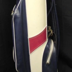 Vintage 6 Division Vintage Ben Hogan Cream Blue Red Trolley Cart Golf Bag -MACTEC Golf Shop 32 72a66344 7849 4d88 8b96 c3e8e615feb9