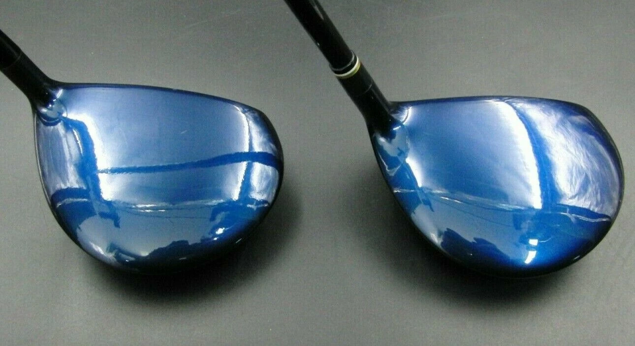 Set Of 2 X Mizuno F-130/ F145 Fairway Woods Senior Graphite Shafts Royal Grips 5 Set Of 2 X Mizuno F-130/ F145 Fairway Woods Senior Graphite Shafts Royal Grips - Image 3