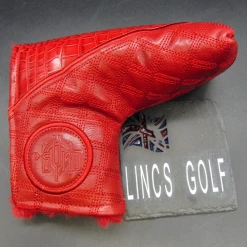 Luxury PSYKO GOLF Croc Quilted Genuine Leather Putter Embossed Head Cover