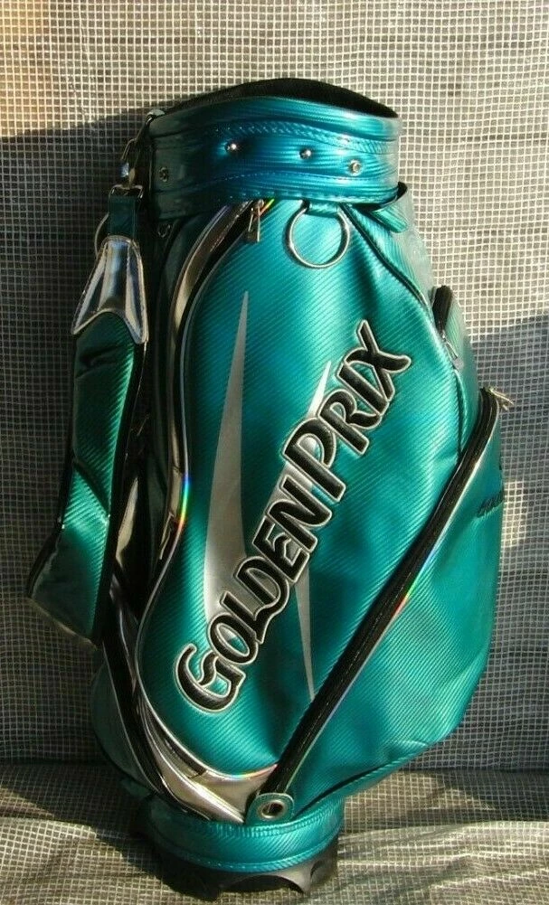 Japanese 5 Division Golden Prix Trolley Cart Golf Clubs Bag 3 Japanese 5 Division Golden Prix Trolley Cart Golf Clubs Bag