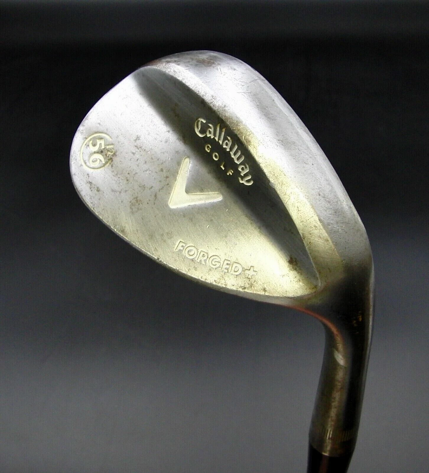 Callaway V Forged + 56° Sand Wedge Stiff Steel Shaft Golf Pride Grip 3 Callaway V Forged + 56° Sand Wedge Stiff Steel Shaft Golf Pride Grip