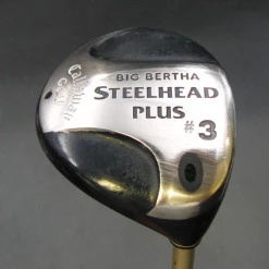 Ladies Callaway Golf Big Bertha Steelhead Plus #3 Wood Ladies Graphite Shaft