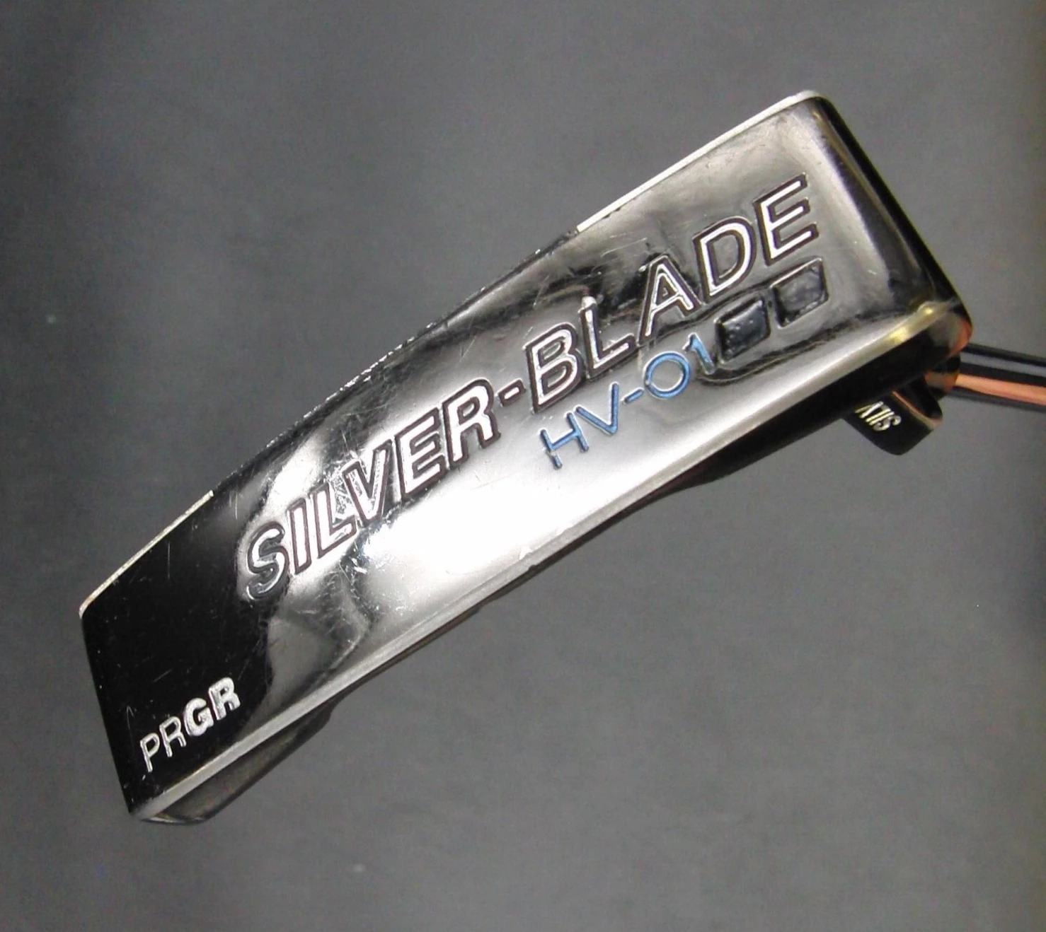 PRGR Silver Blade HV-01 Putter Steel Shaft 87cm Playing Length PRGR Grip 3 PRGR Silver Blade HV-01 Putter Steel Shaft 87cm Playing Length PRGR Grip