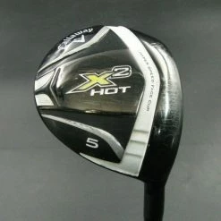 Callaway X2 Hot 5 Wood Seniors Graphite Shaft Flex Golf Pride Grip