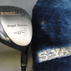 Japanese Seiko S-Yard T9 Forged FD 13° Wood Regular Graphite Shaft + HeadCover