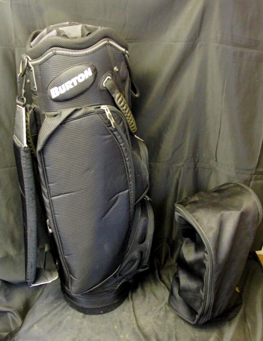 14 Division Burton Black Trolley Cart Golf Bag 3 14 Division Burton Black Trolley Cart Golf Bag