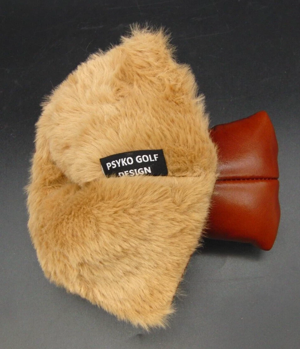Luxury PSYKO GOLF Brown Genuine Leather Putter Embossed Head Cover 7 Luxury PSYKO GOLF Brown Genuine Leather Putter Embossed Head Cover - Image 5