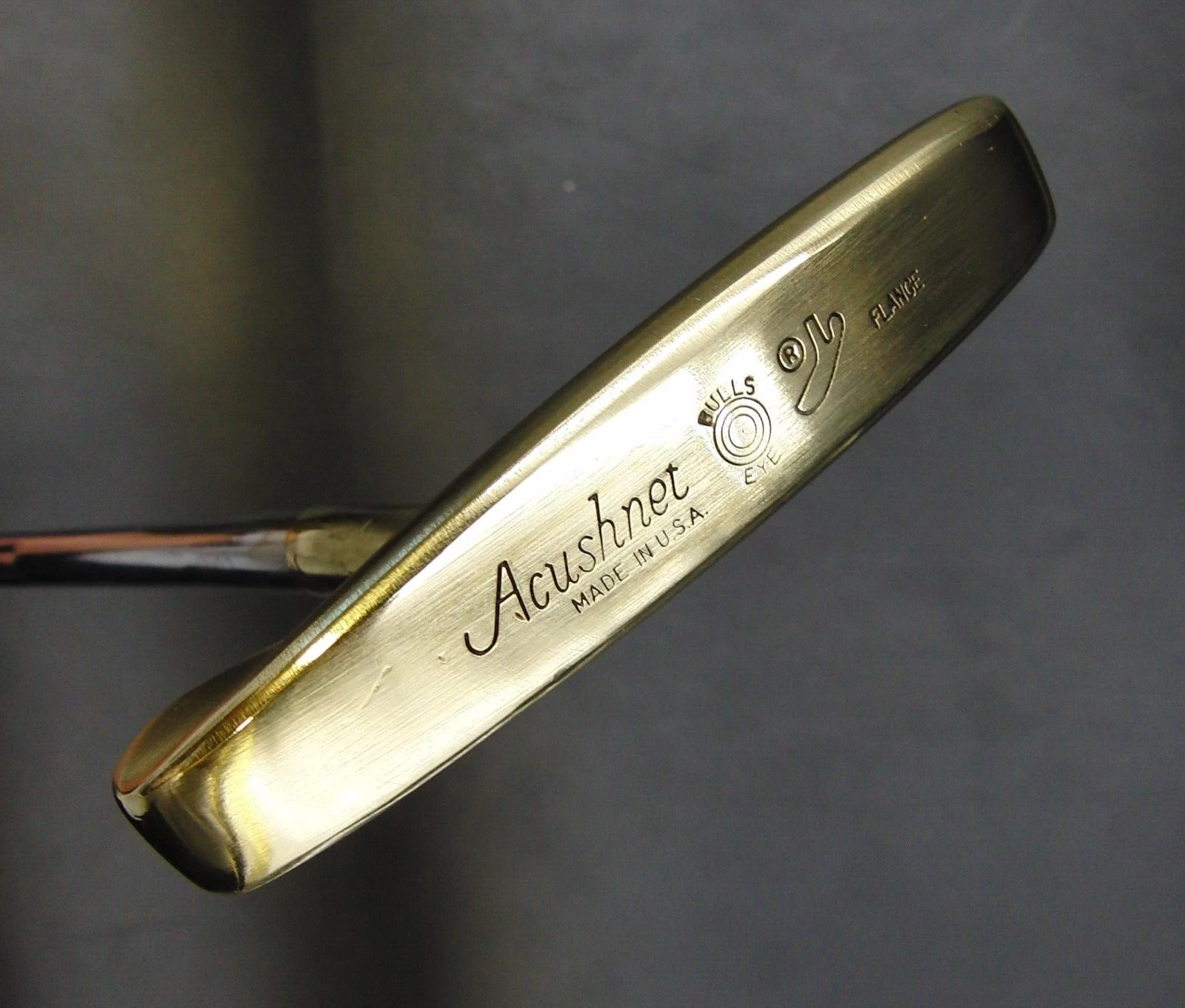 Refurbished Titleist Acushnet Bulls Eye Flange Putter 88cm Long Steel Shaft 3 Refurbished Titleist Acushnet Bulls Eye Flange Putter 88cm Long Steel Shaft