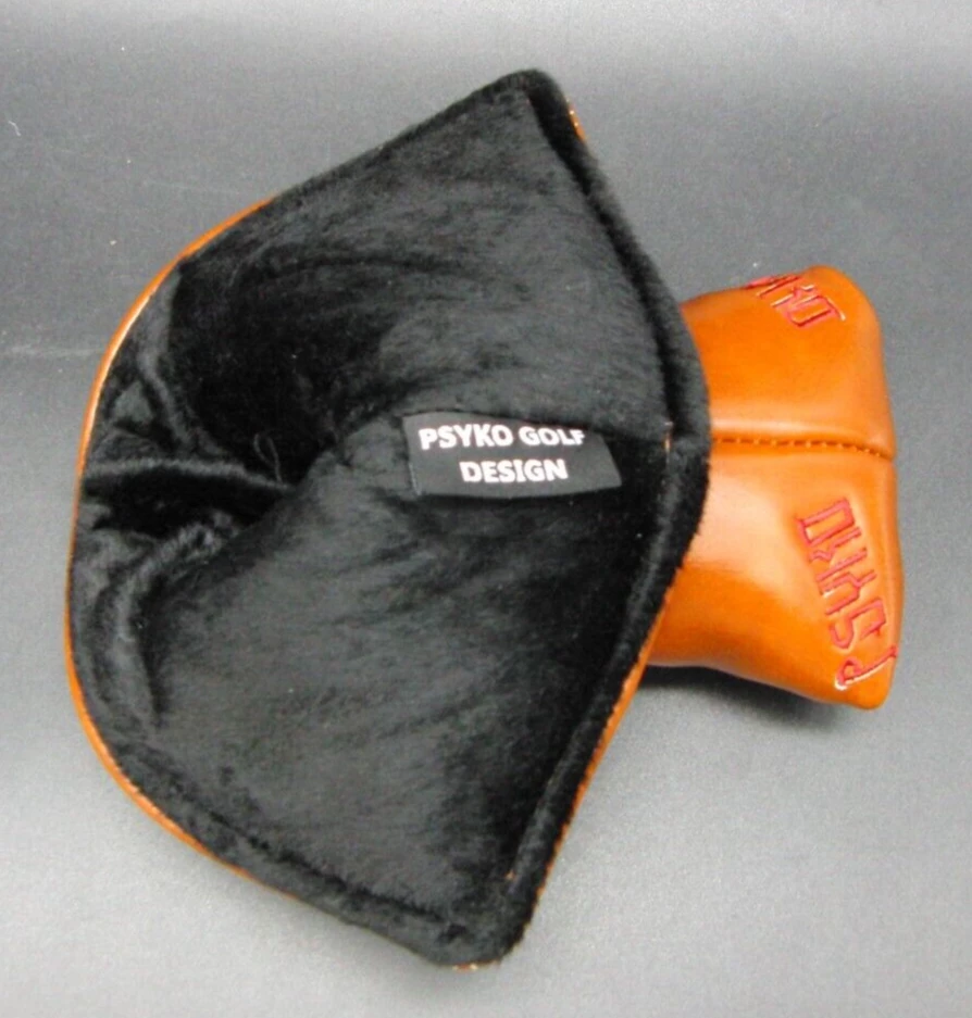 Luxury PSYKO GOLF Embroidered Genuine Leather Putter Head Cover 7 Luxury PSYKO GOLF Embroidered Genuine Leather Putter Head Cover - Image 5