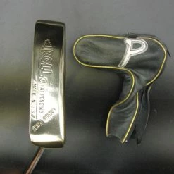 Vintage Accu Roll Pat Pending Putter Steel Shaft Length 90cm Lamkin Black Grip