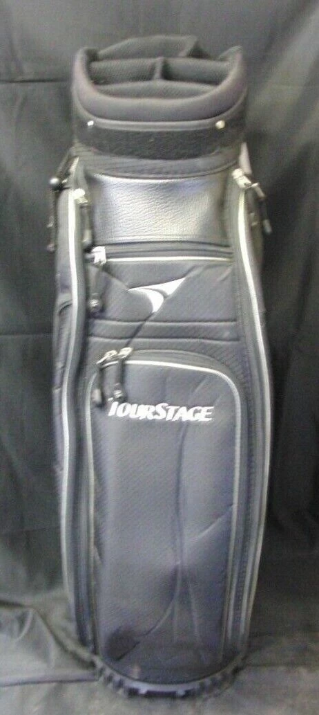 7 Division Bridgestone TourStage Black Silver Cart Trolley Golf Clubs Bag 5 7 Division Bridgestone TourStage Black Silver Cart Trolley Golf Clubs Bag - Image 3