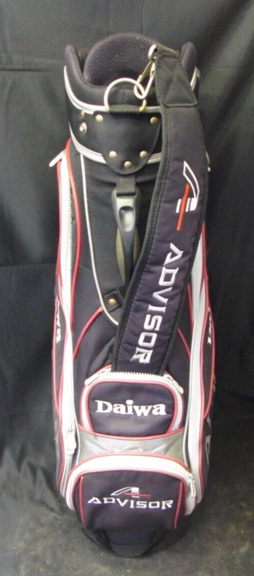 Japanese 8 Division Daiwa Advisor Tour Trolley Cart Golf Bag 4 Japanese 8 Division Daiwa Advisor Tour Trolley Cart Golf Bag - Image 2