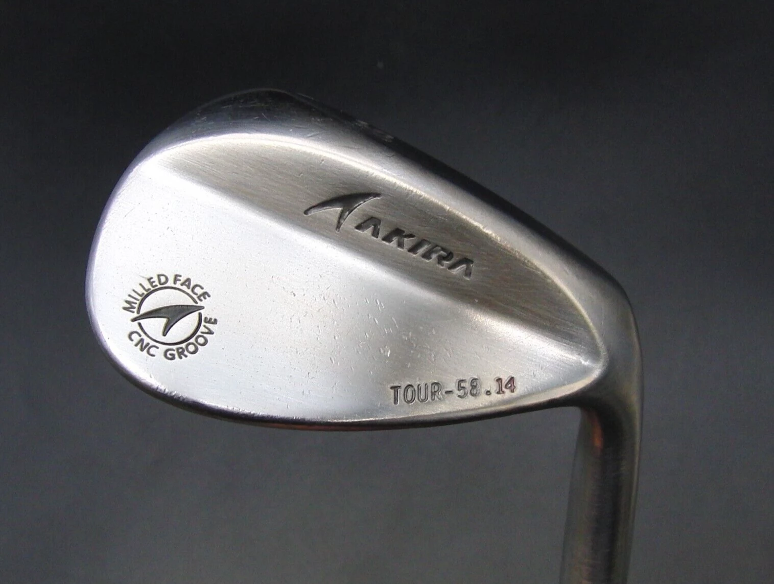 Akira Milled Face CNC Groove Tour 58° Sand Wedge Wedge Flex Steel Shaft 4 Akira Milled Face CNC Groove Tour 58° Sand Wedge Wedge Flex Steel Shaft - Image 2