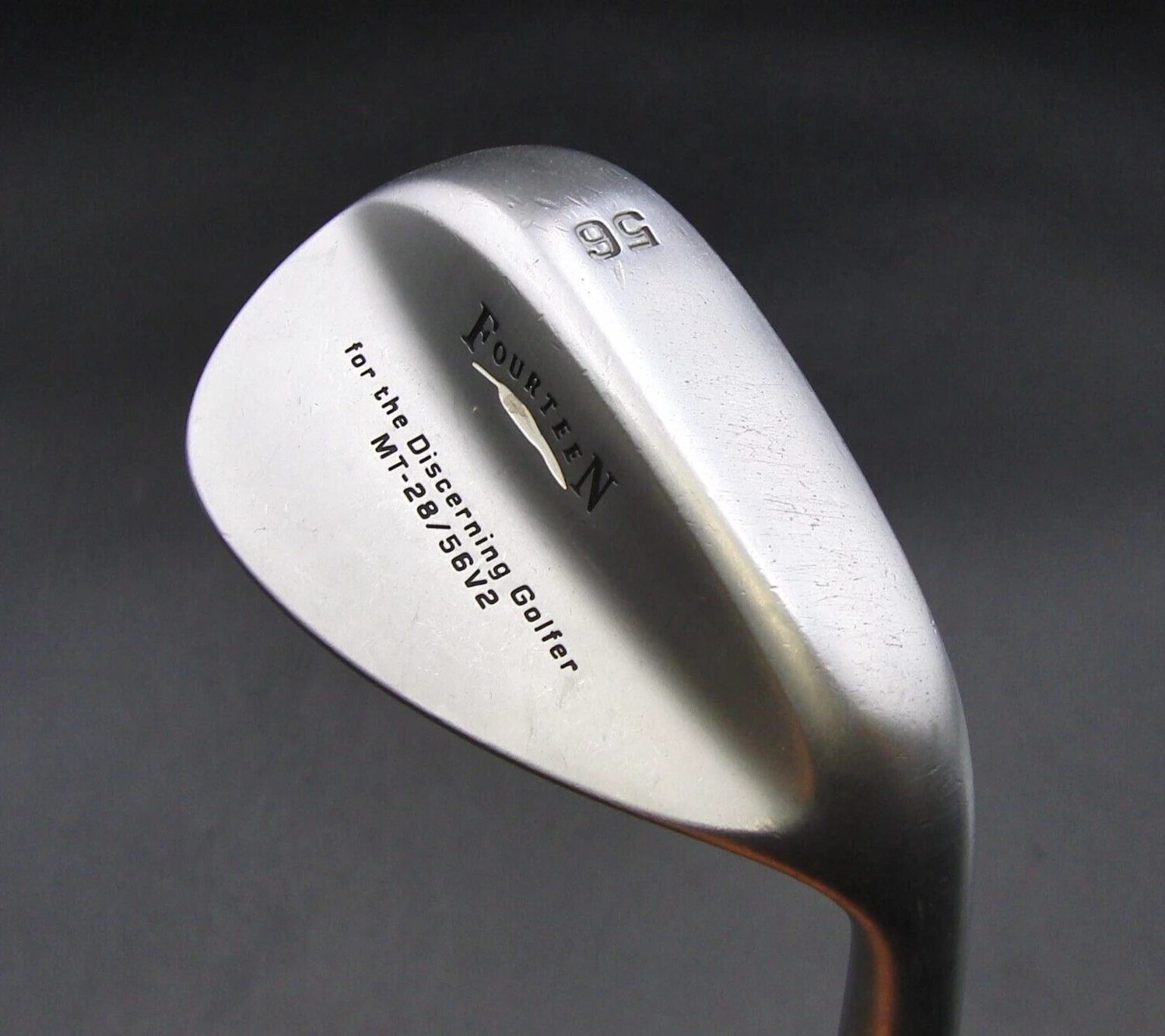 Japanese Fourteen MT-28/56V2 56° Sand Wedge Stiff Steel Shaft Golf Pride Grip 2 Japanese Fourteen MT-28/56V2 56° Sand Wedge Stiff Steel Shaft Golf Pride Grip