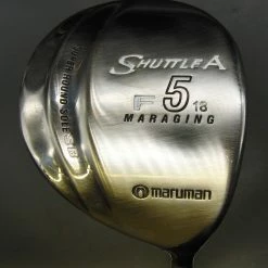 Ladies Japanese Maruman Shuttle A Maraging 18° F 5 Wood Ladies Graphite Shaft