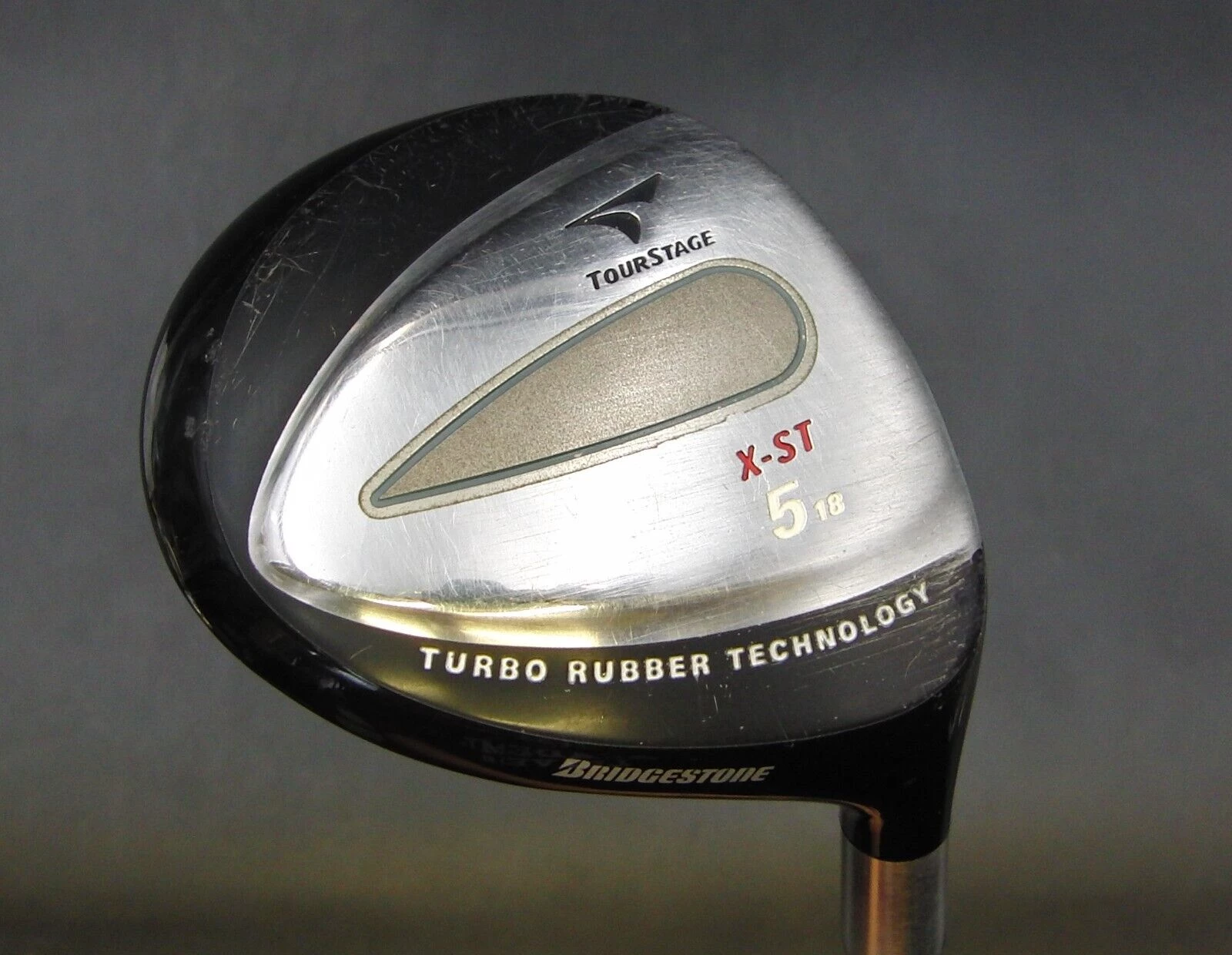 Bridgestone Tourstage X-ST 18° 5 Wood Stiff Graphite Shaft Golf Pride Grip 3 Bridgestone Tourstage X-ST 18° 5 Wood Stiff Graphite Shaft Golf Pride Grip