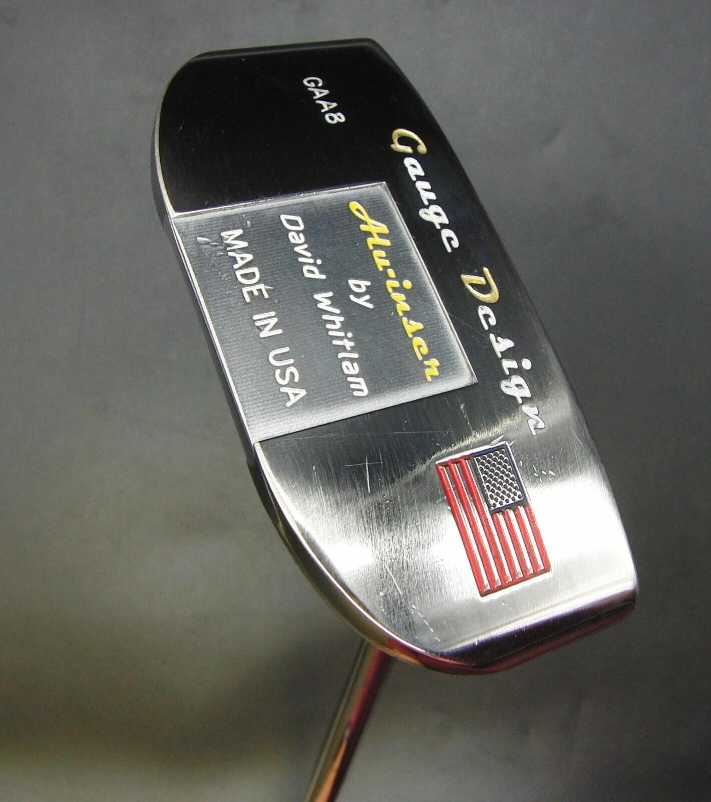 Gauge Design David Whitlam Putter Steel Shaft 89cm Length Iguana Grip 3 Gauge Design David Whitlam Putter Steel Shaft 89cm Length Iguana Grip