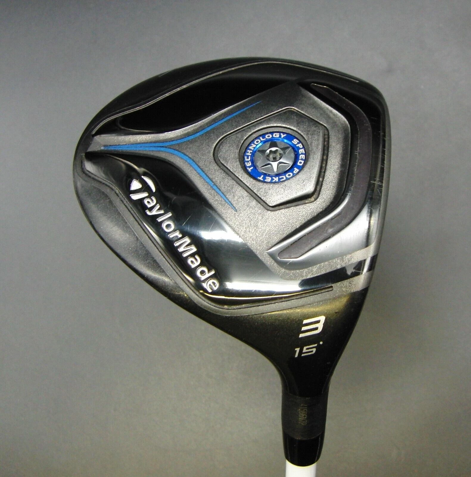 Taylormade Speed Pocket Technology 15° 3 Wood Stiff Graphite Shaft G/Pride Grip 3 Taylormade Speed Pocket Technology 15° 3 Wood Stiff Graphite Shaft G/Pride Grip
