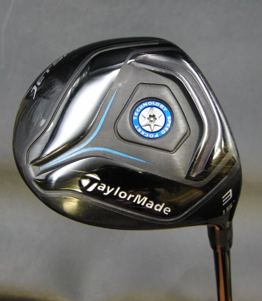 Taylormade Jetspeed Black 15° 3 Wood Regular Graphite Shaft Taylormade Grip 3 Taylormade Jetspeed Black 15° 3 Wood Regular Graphite Shaft Taylormade Grip