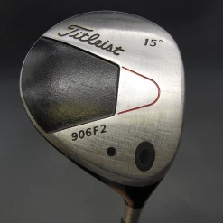 Titleist 906F2 15° 3 Wood Stiff Graphite Shaft Golf Pride Grip