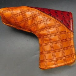 Luxury PSYKO GOLF Ostrich Genuine Leather Putter Embossed Logo Head Cover -MACTEC Golf Shop 32 b6929c0d 88e2 4407 ac2f e272fe4e0ba6