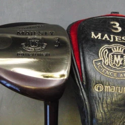 Japanese Maruman Majesty 3 Wood Regular Graphite Shaft + Head Cover