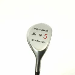 Vintage Dynacraft AccuSteel 21 Degree 5 Wood Regular Graphite Shaft