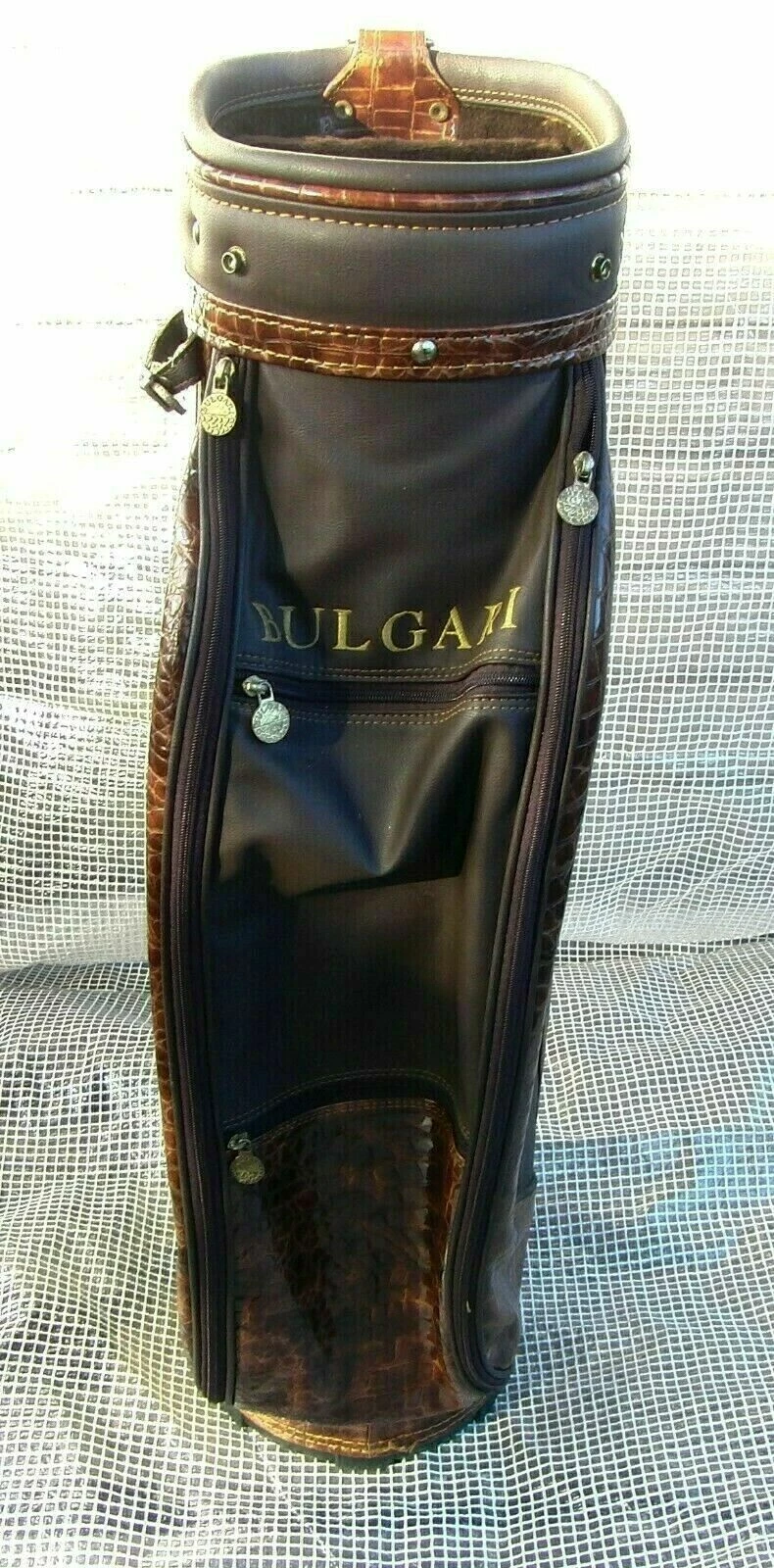 Vintage 6 Division Bulgari Tour Cart Golf Clubs Bag BVlgari 4 Vintage 6 Division Bulgari Tour Cart Golf Clubs Bag BVlgari - Image 2