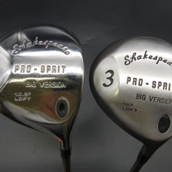 Set Of 2 Shakespeare Pro Sprit 10.5° Driver & 15° 3 Wood Regular Graphite Shaft